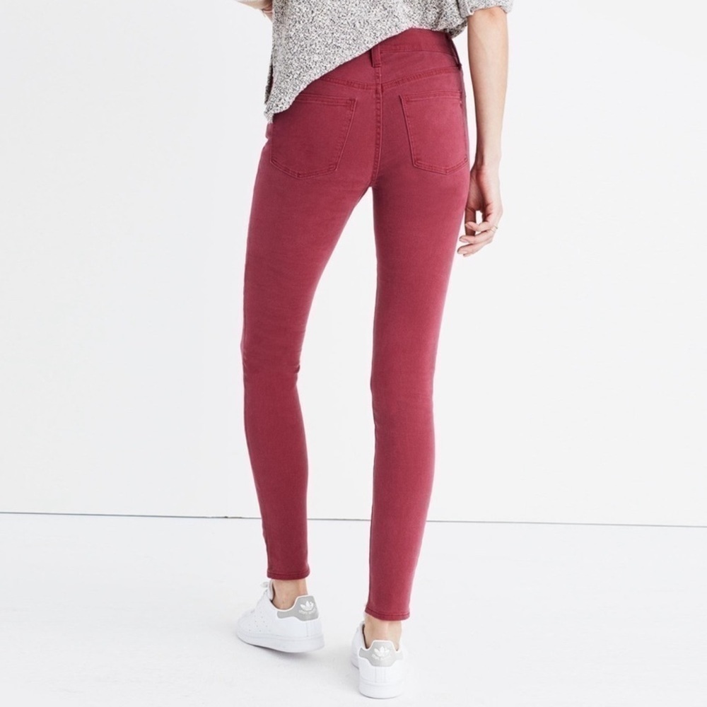 Madewell 9" High-Rise Skinny Jeans: Garment-Dyed Edition